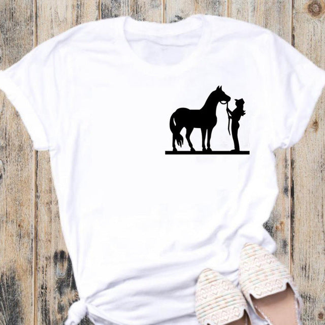 Women's Short-sleeved Foreign Trade Street Short-sleeved Pass