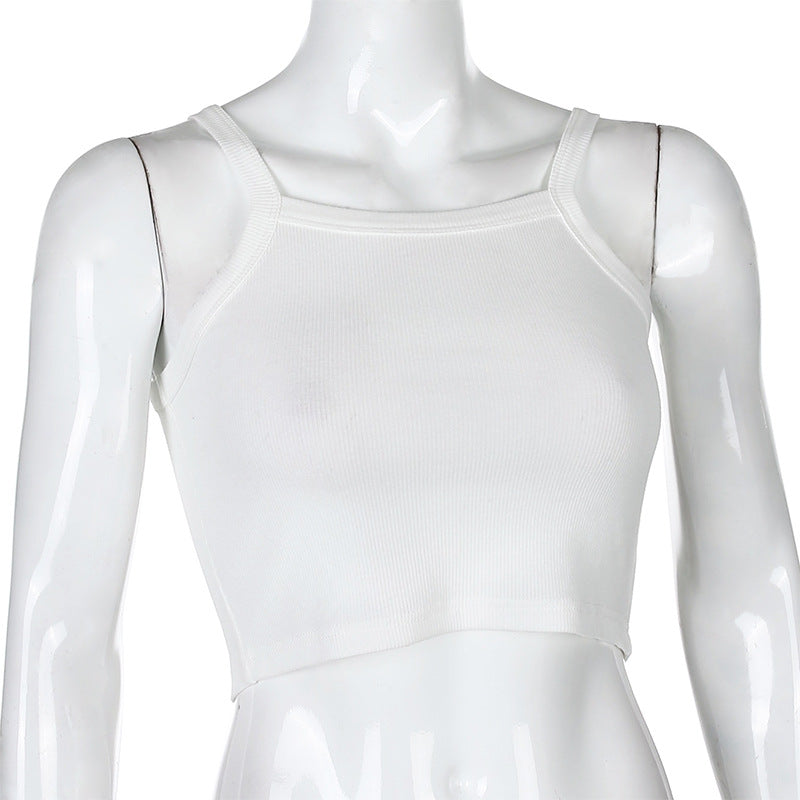 Women's Sexy Solid Color Slim Camisole Top