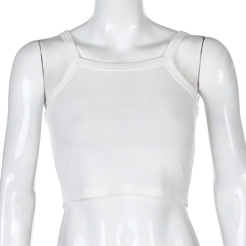 Women's Sexy Solid Color Slim Camisole Top
