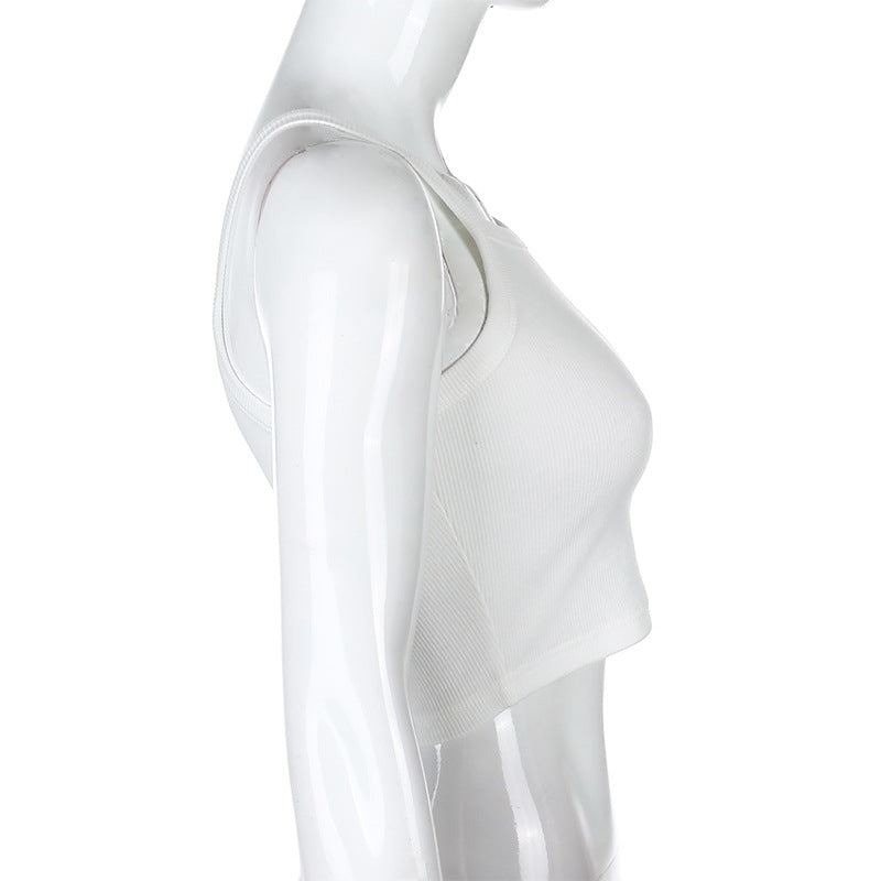 Women's Sexy Solid Color Slim Camisole Top