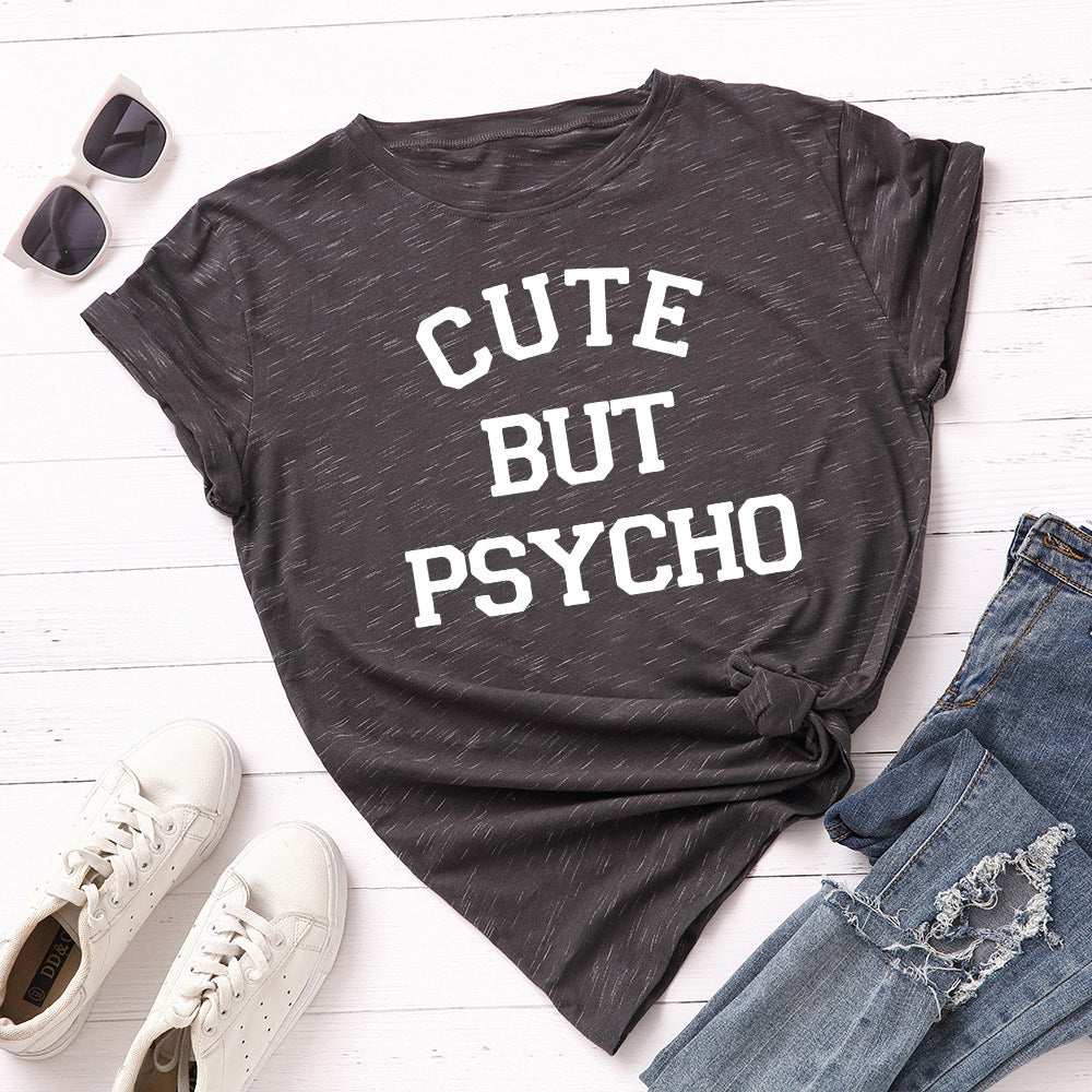 European And American Women'S Loose Short-Sleeved T-Shirt Women