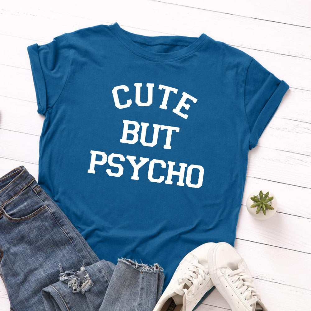 European And American Women'S Loose Short-Sleeved T-Shirt Women