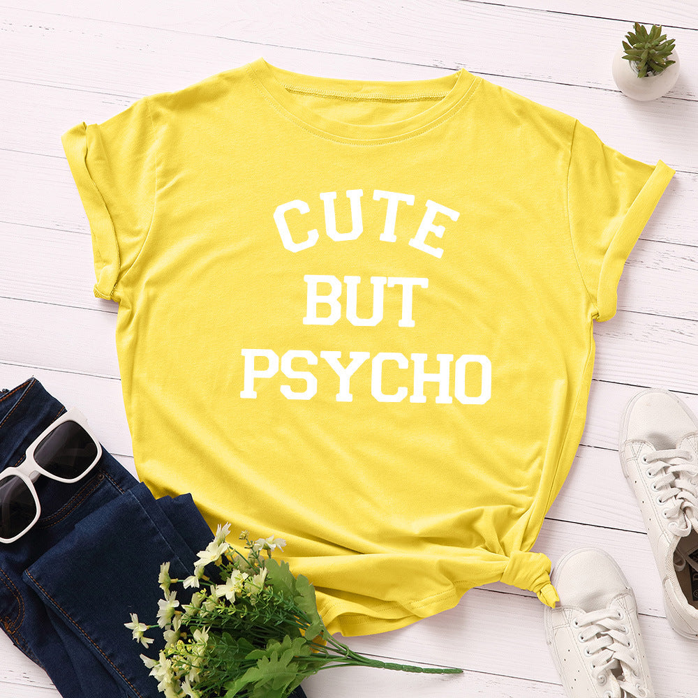 European And American Women'S Loose Short-Sleeved T-Shirt Women